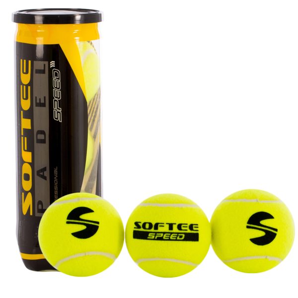 bote 3 pelotas padel softee speed