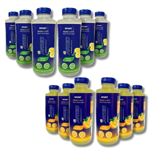 Bebida Isotónica Artio Sport Pack Limón-Naranja12x500ml