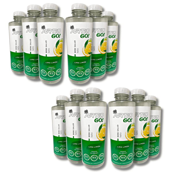 Bebida Isotónica Artio GO! Lima-Limón 12x500ml