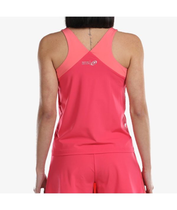 camiseta tirantes bullpadel uncir frambuesa 1