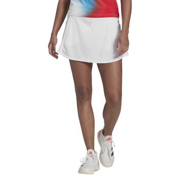 falda adidas tennis match mujer blanco