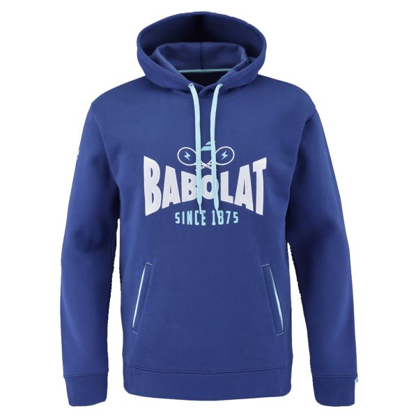 sudadera babolat hood sweat azul