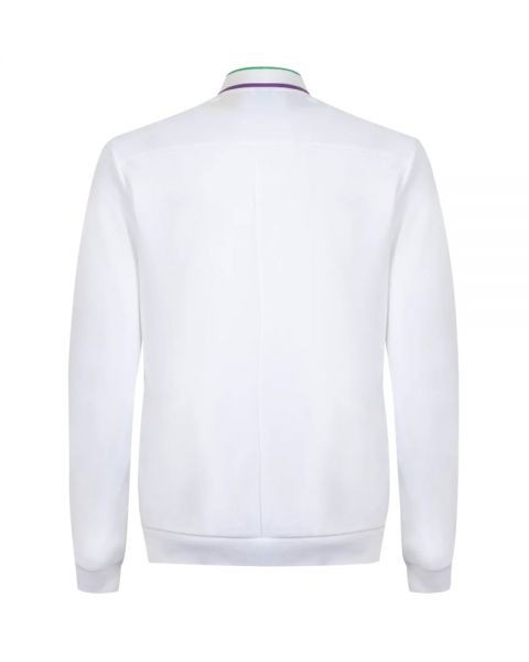 sudadera con cremallera lcs no. 1 w mujer blanco