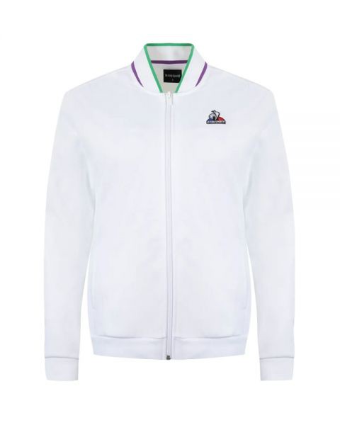 sudadera con cremallera lcs no. 1 w mujer blanco 1