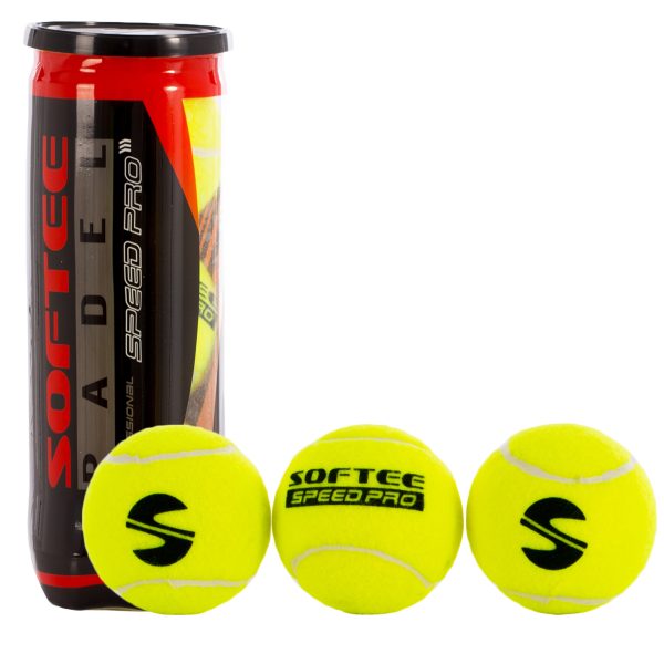 bote 3 pelotas padel softee speed pro 1