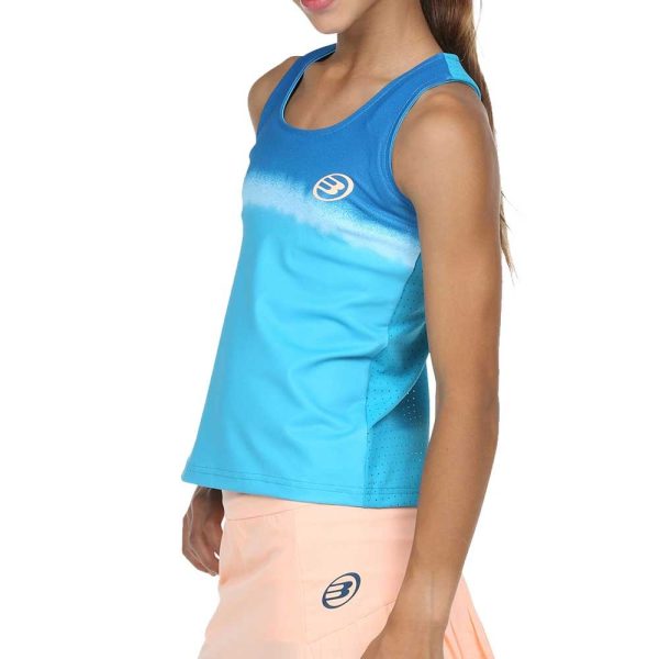 camiseta bullpadel eguz mujer azul 3