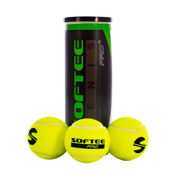 bote 3 pelotas tenis softee pro 1