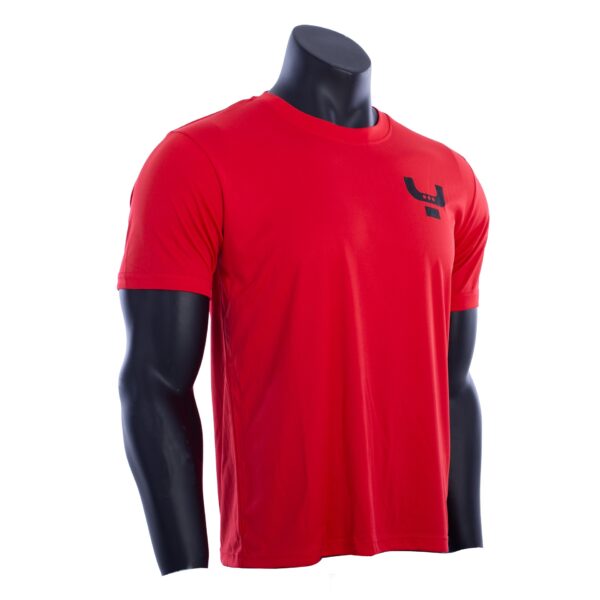 camiseta hybrid time rojo