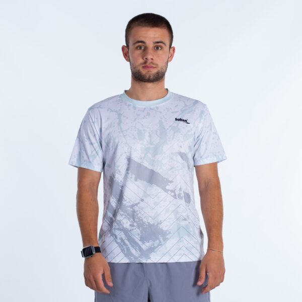 camiseta softee freezer blanco gris