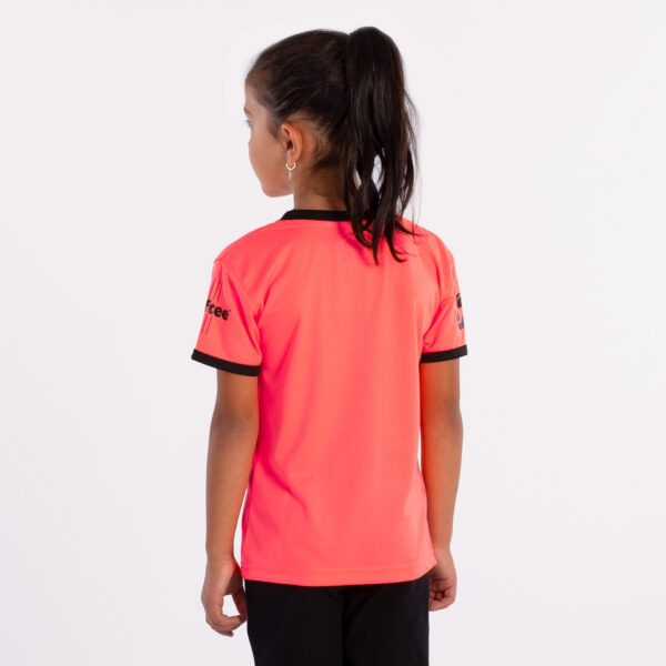 camiseta softee tipex niña coral flúor negro 1