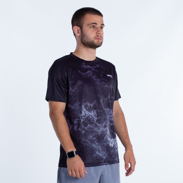 camiseta softee trionic negro gris 2