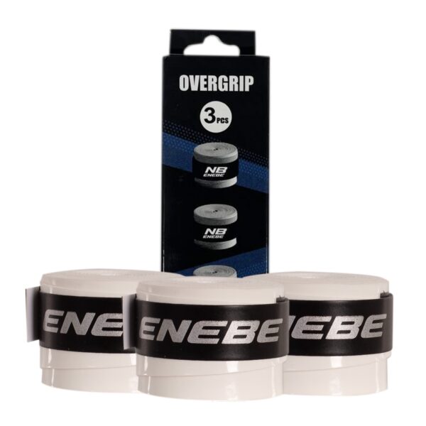 pack 3 overgrips lisos enebe única blanco