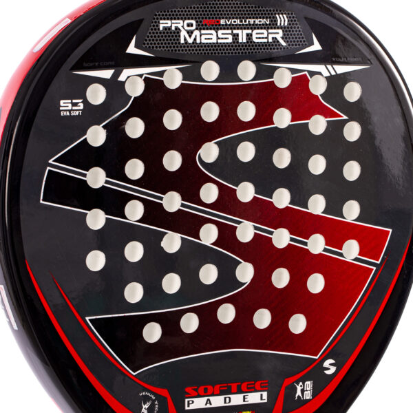 pala pádel softee pro master evolution red 6