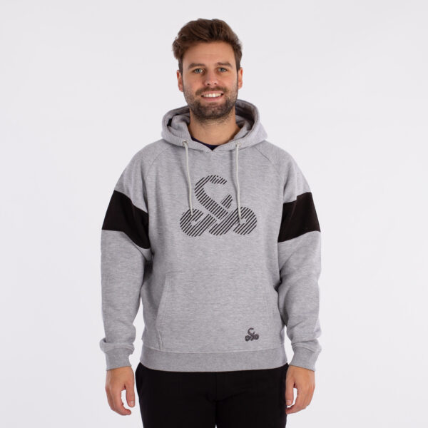 sudadera vibor a king cobra gris negro