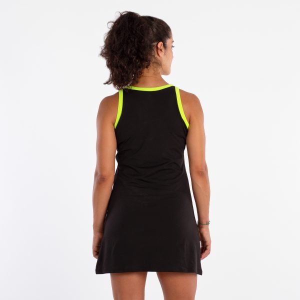 vestido softee atenea negro amarillo fluor 4