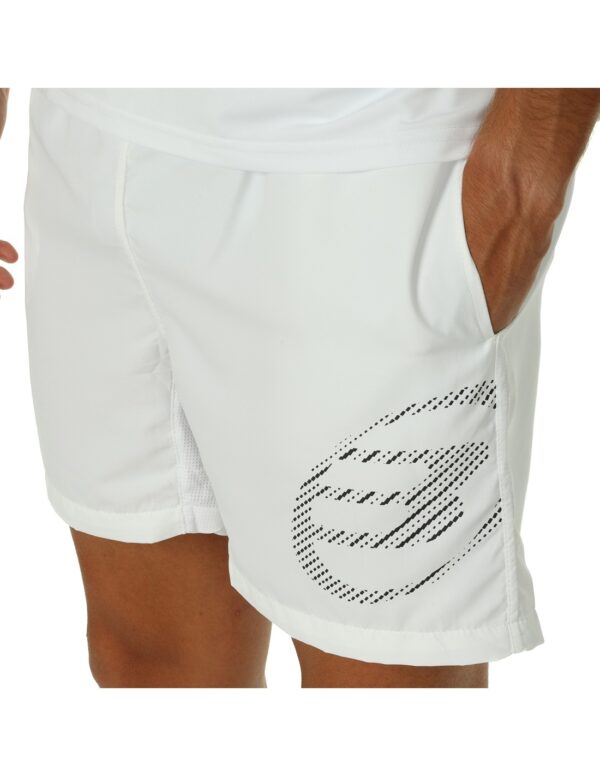 pantalón corto bullpadel bppt pn04 blanco